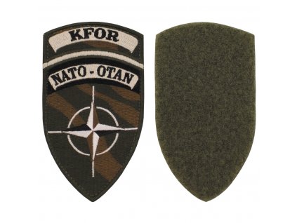Nášivka NATO OTAN KFOR polní camo originál velcro