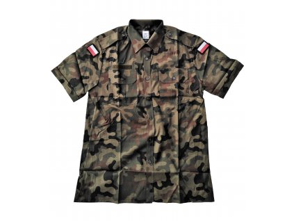 Košile krátký rukáv maskovací Pantera Wz. 93 RipStop WP Polsko