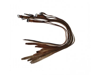 Opasek kalhotový ČSLA kožený světle hnědý 40.léta druhoválečný originál