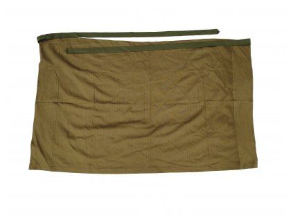 Vojenská zástěra do pasu kuchařská khaki ČSLA originál