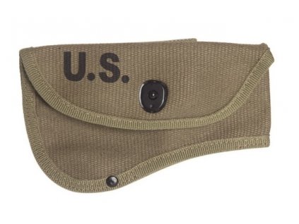 Obal na sekeru závěsník US M-1910 AXE COVER SEMS 1942 WWII khaki repro