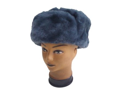 Beranice (ušanka) důstojnická čepice zimní šedá SSSR Rusko originál