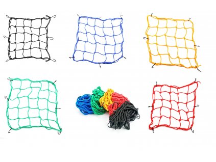 Elastická Cargo Net síť na zavazadla 30x30cm Barbaric