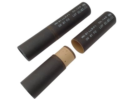 Tubus na 81mm minometný projektil LLR F1 Francie