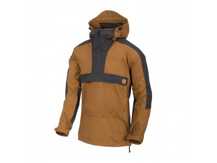 Bunda anorak větrovka WOODSMAN Coyote / Ash Grey Helikon