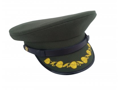 Brigadýrka s ratolestí generál AČR zelená vz.97 (vojenská čepice) originál