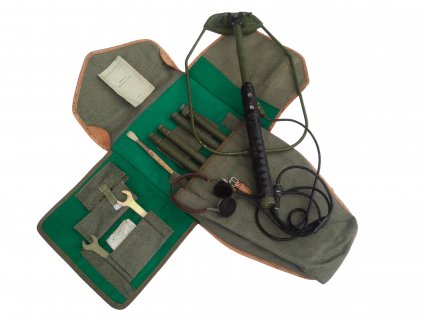 Vojenský detektor kovů W4-P (minohledačka) originál funkční