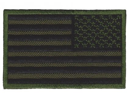 Nášivka vlajka USA zrcadlově obrácená bojová polní C-22