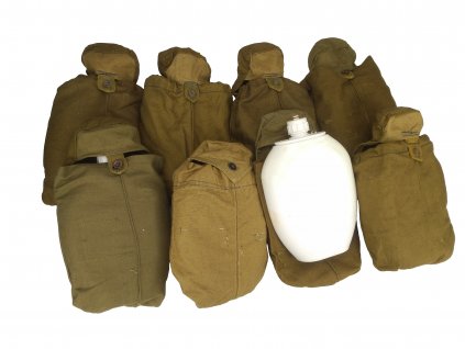 Plastová polní láhev (čutora) 1,5l s obalem Rusko Afghánistán originál