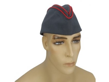 Lodička modrá červený lem pro velitelský štáb obrněných sil originál CCCP Rusko