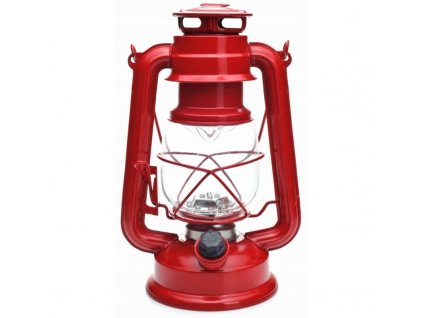 Retro campingová lampa (petrolejka) Falcon Eye II Led červená