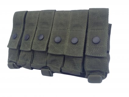 Pouzdro na 6 nábojů 40mm do granátometu k  NPP-06 oliv vz.95  AČR originál