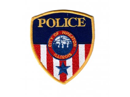 Nášivka US POLICE CITY OF WHEATON ILLINOIS