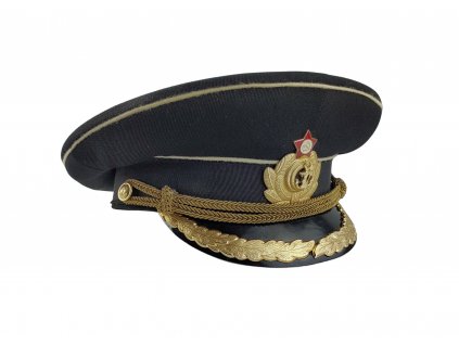 Brigadýrka námořní důstojník černá (čepice SSSR) originál