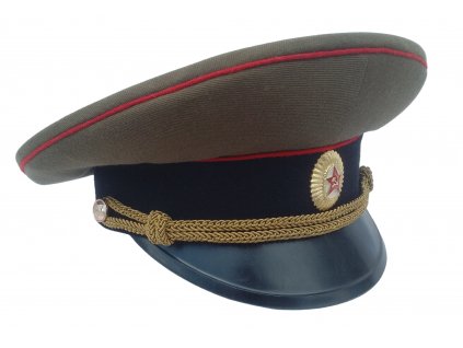 Brigadýrka důstojník khaki SSSR (Rusko,CCCP) červené lemování originál