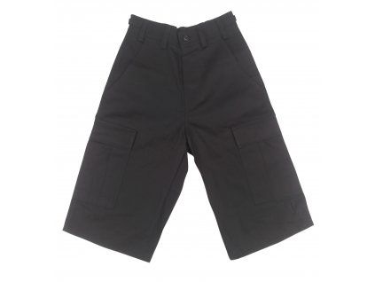 Bermudy 3/4 BDU černé dětské
