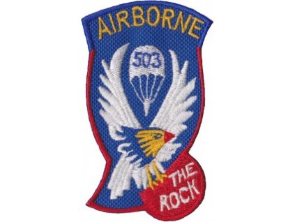 Nášivka Airborne 503 the Rock E-1