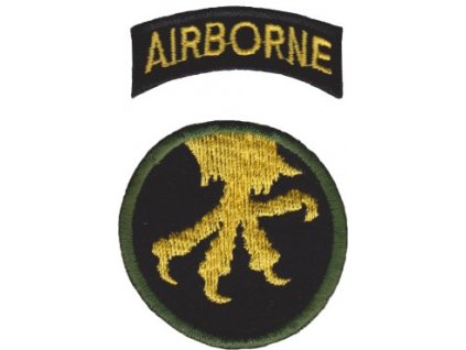 Nášivka 17th Airborne Division pařát barevná E-13