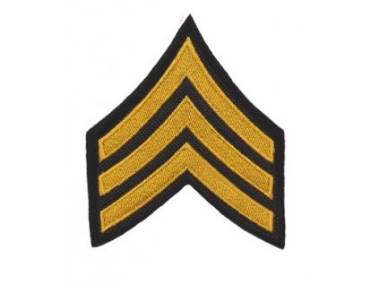 Nášivka hodnost US - seržant -barevná