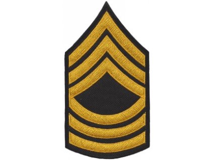 Nášivka hodnost US - Master Sergeant hlavní seržant barevná E-30
