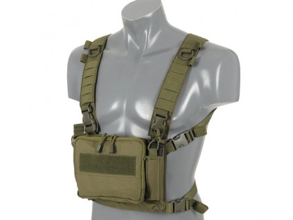 Taktický hrudní nosič Chest Rig oliv 8FIELDS