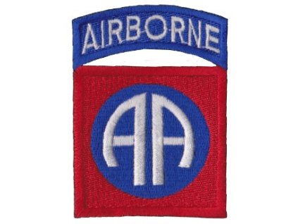 Nášivka Airborne AA 82. výsadková divize E-3 barevná
