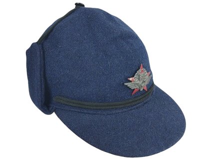 Čepice nádražácká zimní ČSD retro tmavě modrá
