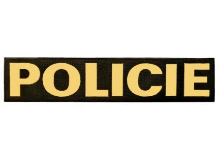 Nášivka POLICIE velká zádová se suchým zipem F-14sz