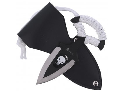 Tlačná dýka s pouzdrem Punisher Black Albainox 32452
