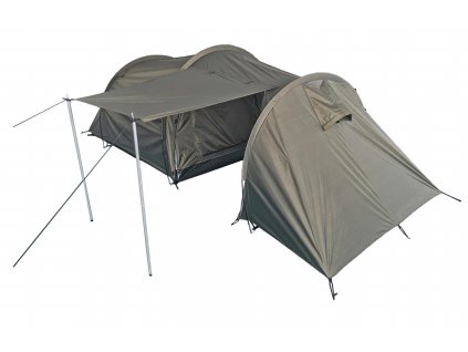 Stan pro dvě osoby s úložným prostorem MIL-TEC® Oliv