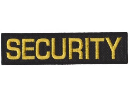 Nášivka Security nápis F-3