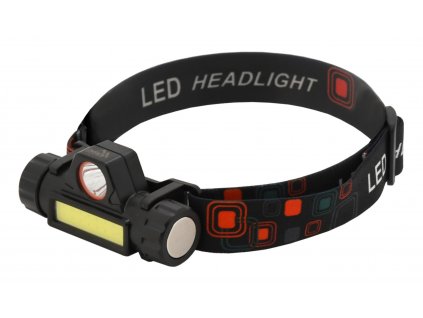 Svítilna čelovka 120lm nabíjecí USB CATTARA