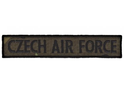 Nášivka Czech Air Force - maskovací F-6 se suchým zipem