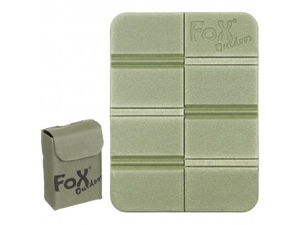 Skládací sedací termo podložka s obalem molle Oliv FoX® Outdoor