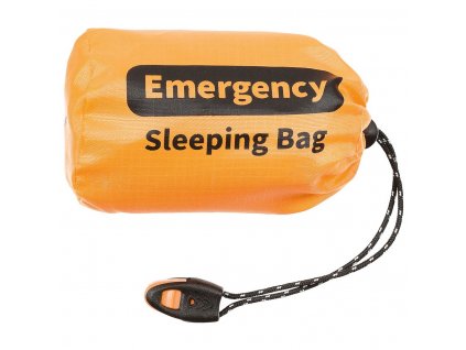 Nouzový spací pytel s křesadlem Emergency Orange souprava k přežití FoX® Outdoor