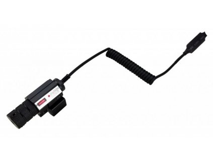 Laserový zaměřovač s dálkovým spínačem na lištu 11mm - 20mm