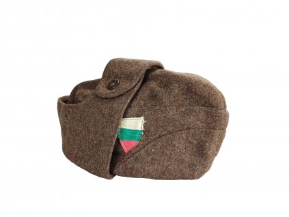 Čepice zimní vlněná ušanka Bulharsko originál