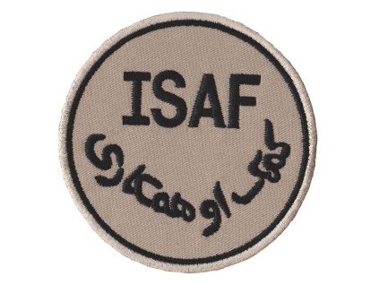 Nášivka ISAF desert G-9