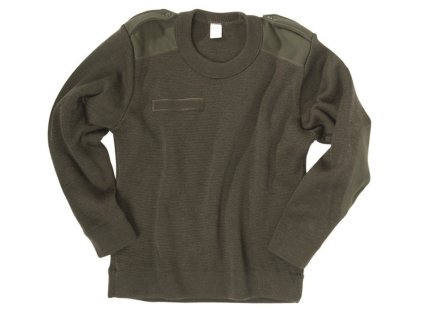 Svetr Commando vlněný Francie oliv originál