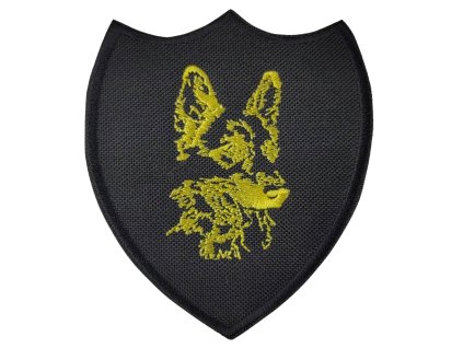 Nášivka Vlčák (psovod) malá YZ-7B