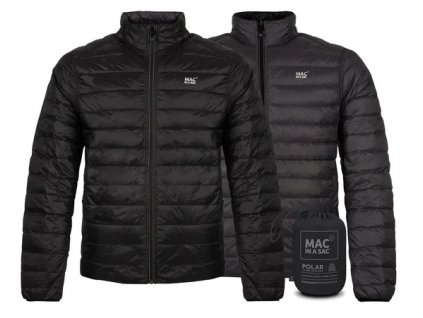 Lehká péřová oboustranná bunda Mac In a Sac® Polar Black/Charcoral