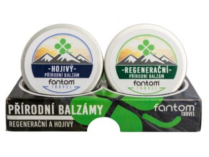 Přírodní balzámy regenerační a hojivý Fantom® Travel Duo sada 2x35ml