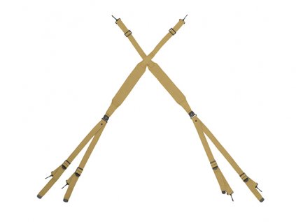 Nosné treky řemení M36 US ARMY WWII repro khaki