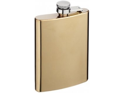 Likérka (pleskačka, placatice, placatka) 8oz. (240ml) nerez zlatá