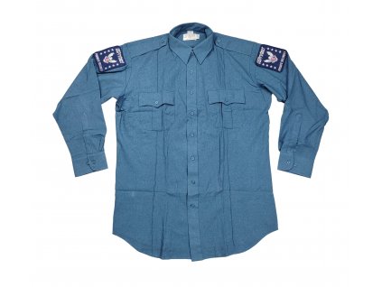 Košile modrá dlouhý rukáv US Protect soukromá bezpečnost