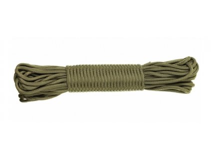 Padáková šňůra Paracord 550 OD Green zelená 15,24 m MFH®