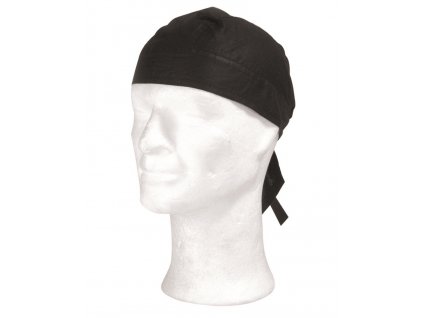 Šátek bavlněný pirát černý Black Headwrap Mil-Tec® 12225002