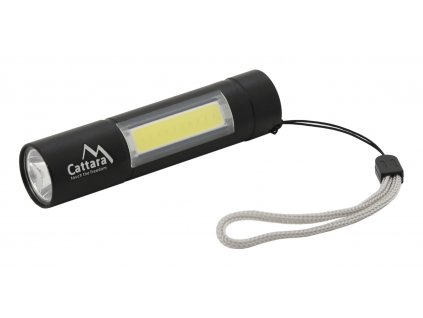 Svítilna kapesní LED 120lm nabíjecí Cattara