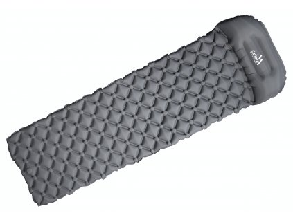 Karimatka nafukovací CRYSTAL 195x58x5cm šedá Cattara