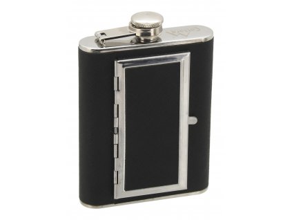 Lahev placatka 175ml likérka s pouzdrem na doutníky Cattara